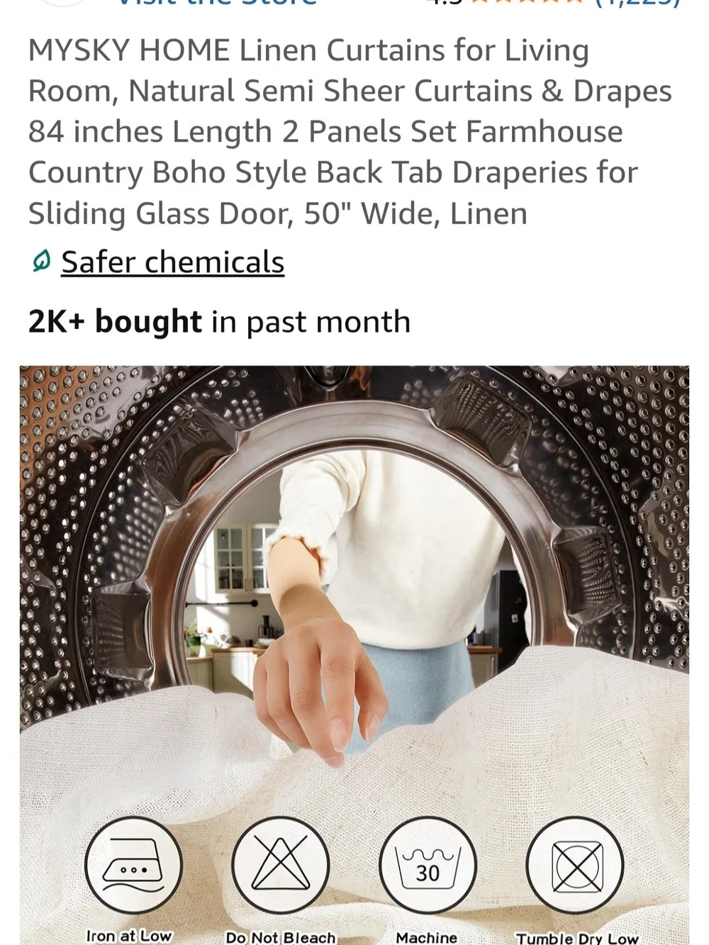 NEVER USED: Linen-Texture Wall Tapestry in Ivory